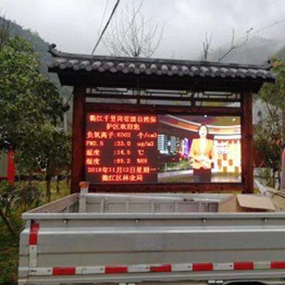 多站點數據視頻同時顯示負氧離子在線監測系統