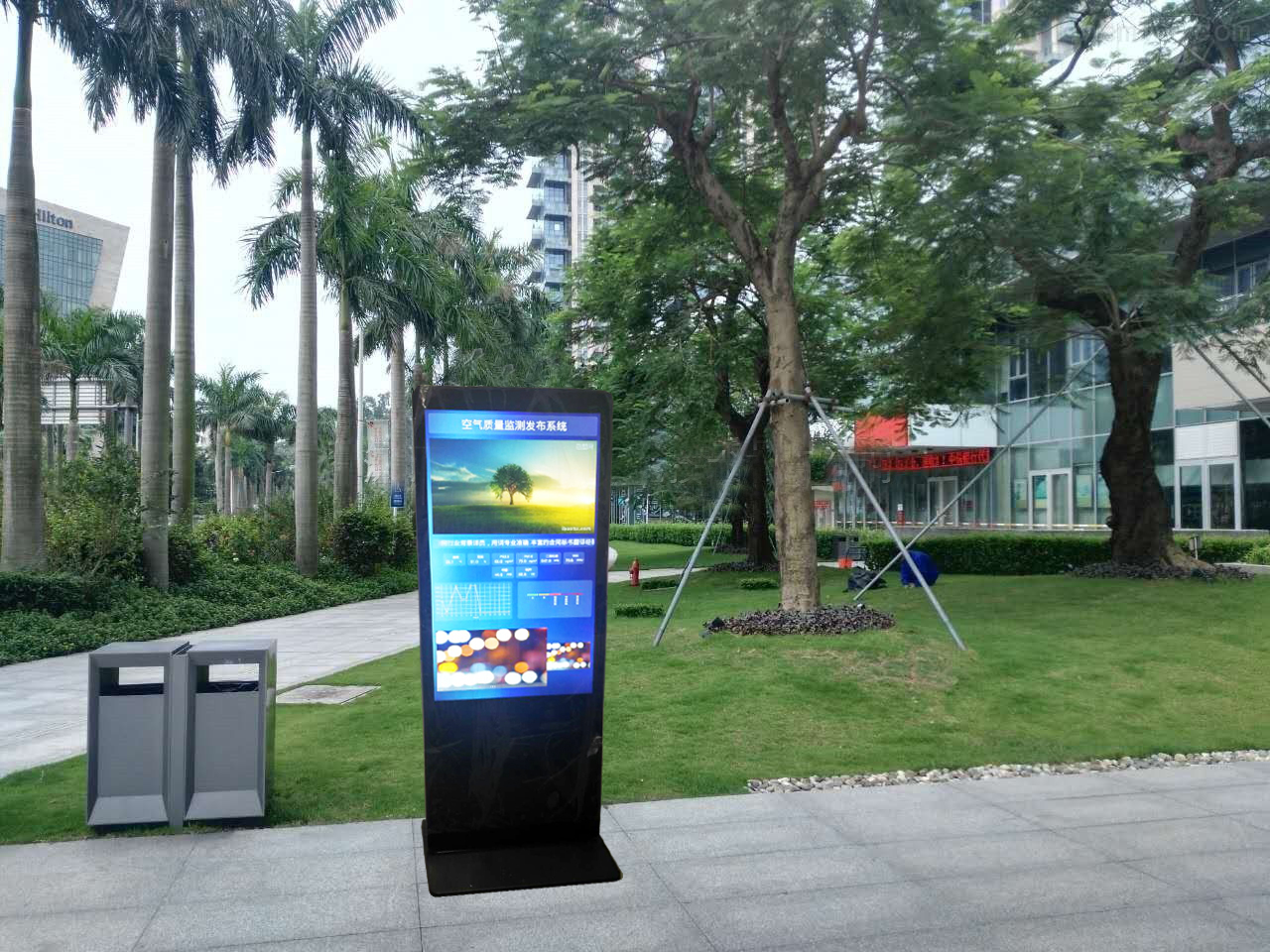 新建的學校環境空氣質量監測給孩子一個好的環境