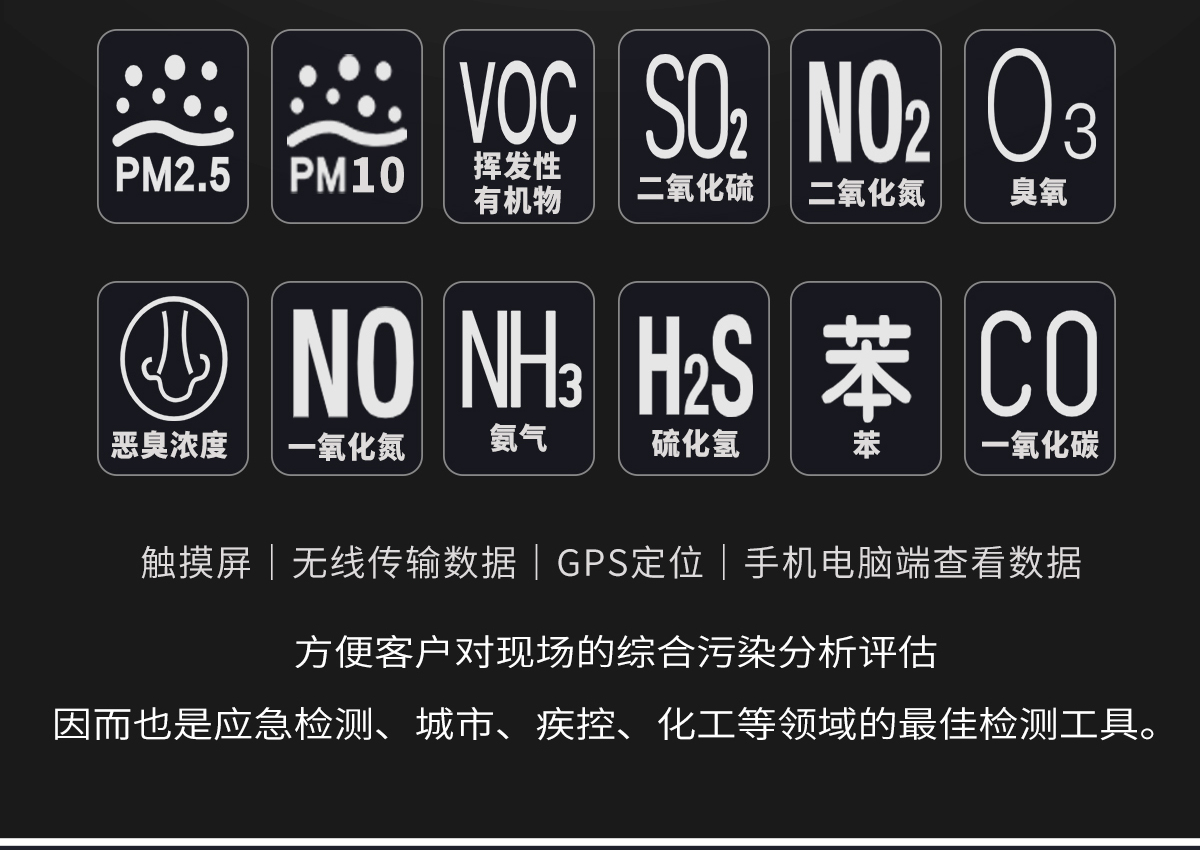 手提便攜式多參數環境監測設備